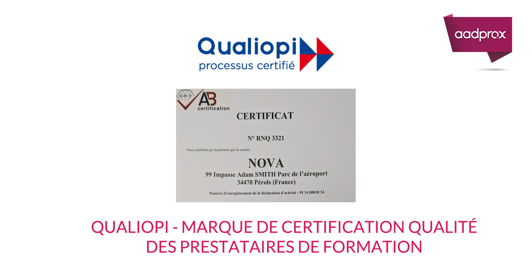 You are currently viewing Notre certification Qualiopi